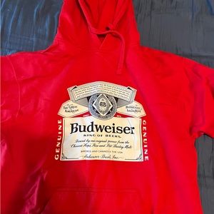 budweiser sweatshirt
